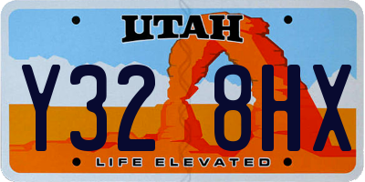 UT license plate Y328HX