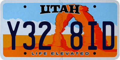 UT license plate Y328ID