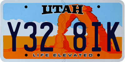 UT license plate Y328IK