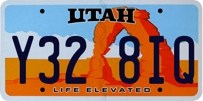 UT license plate Y328IQ
