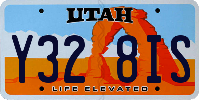 UT license plate Y328IS