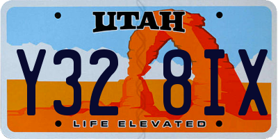 UT license plate Y328IX