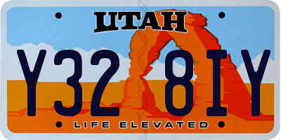UT license plate Y328IY