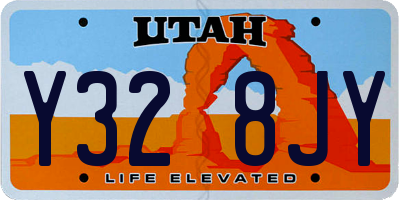 UT license plate Y328JY