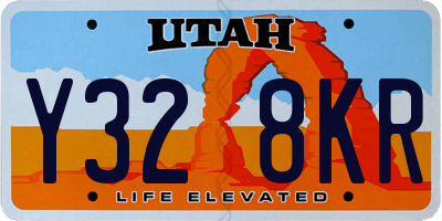 UT license plate Y328KR
