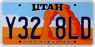 UT license plate Y328LD