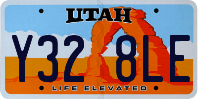UT license plate Y328LE