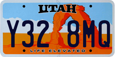 UT license plate Y328MQ