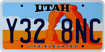 UT license plate Y328NC