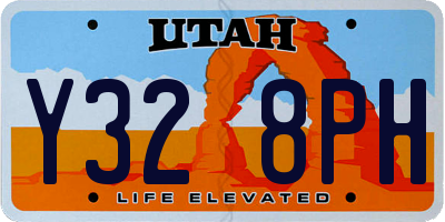 UT license plate Y328PH