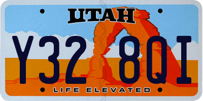 UT license plate Y328QI