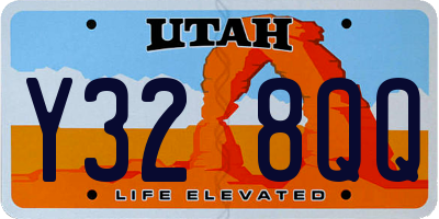 UT license plate Y328QQ