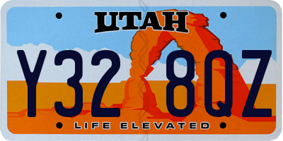 UT license plate Y328QZ