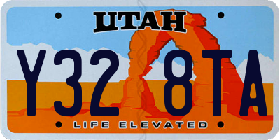 UT license plate Y328TA