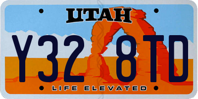 UT license plate Y328TD