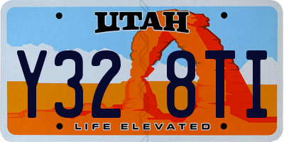 UT license plate Y328TI