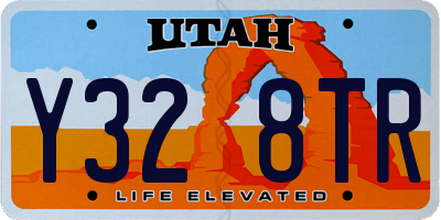 UT license plate Y328TR