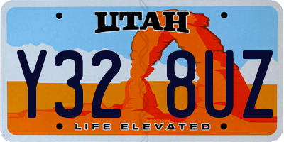 UT license plate Y328UZ