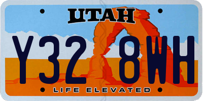 UT license plate Y328WH