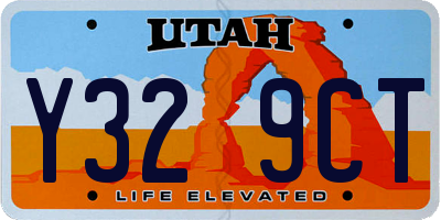UT license plate Y329CT