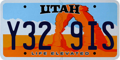 UT license plate Y329IS