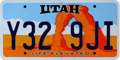UT license plate Y329JI
