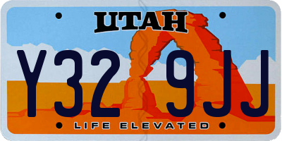 UT license plate Y329JJ