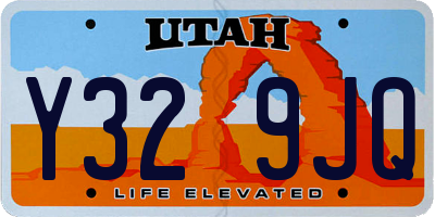 UT license plate Y329JQ