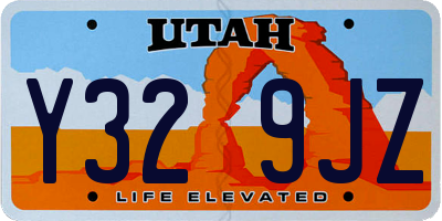UT license plate Y329JZ