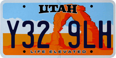 UT license plate Y329LH