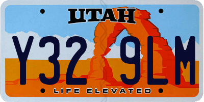 UT license plate Y329LM