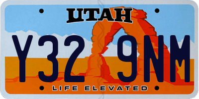 UT license plate Y329NM