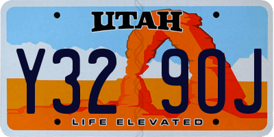 UT license plate Y329OJ