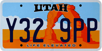 UT license plate Y329PP
