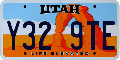 UT license plate Y329TE