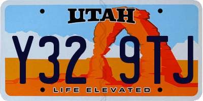 UT license plate Y329TJ