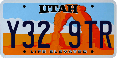 UT license plate Y329TR