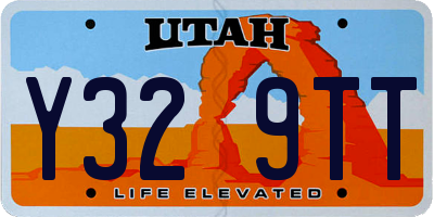 UT license plate Y329TT
