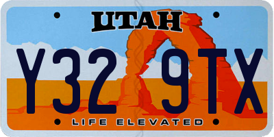 UT license plate Y329TX