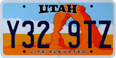 UT license plate Y329TZ