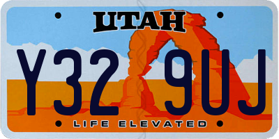 UT license plate Y329UJ