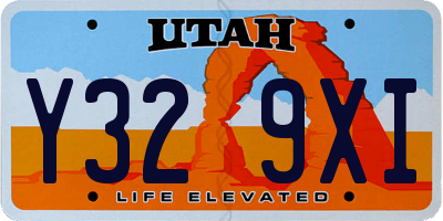 UT license plate Y329XI