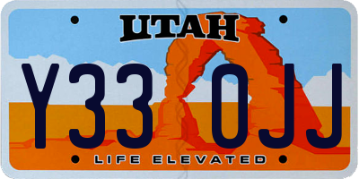 UT license plate Y330JJ