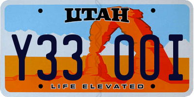 UT license plate Y330OI