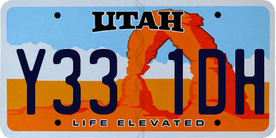 UT license plate Y331DH