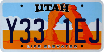 UT license plate Y331EJ