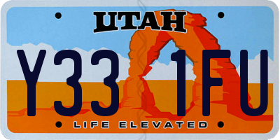 UT license plate Y331FU
