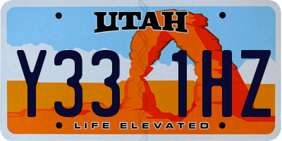 UT license plate Y331HZ