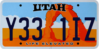 UT license plate Y331IZ