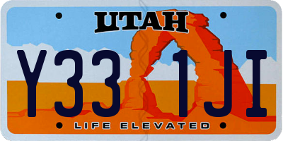 UT license plate Y331JI